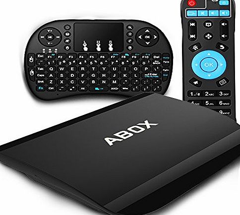 ABOX [Free Mini Keyboard] 2017 Model ABOX A3 Android 6.0 TV Box with Amlogic S912 Octa-Core 64-bit ARM Cortex A53 CPU